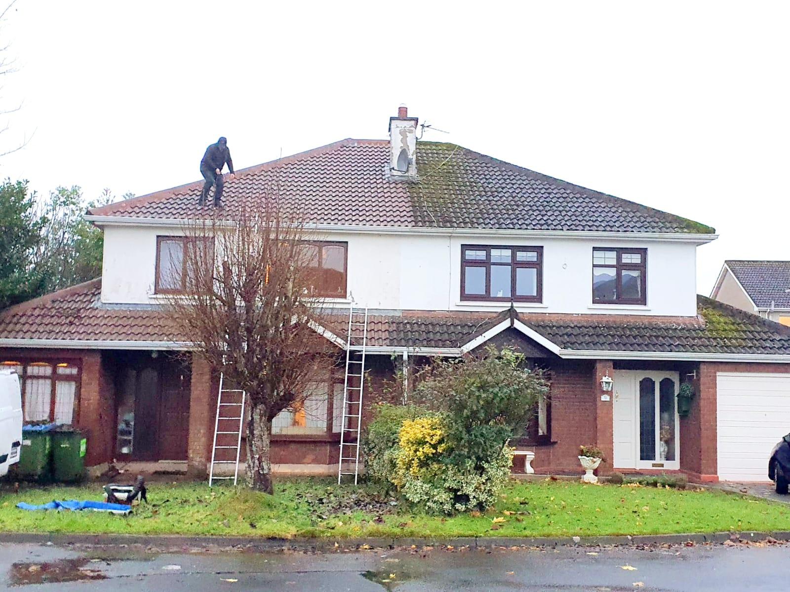 Roof Cleaning Services Dublin Moss Removal Exterior Cleaning